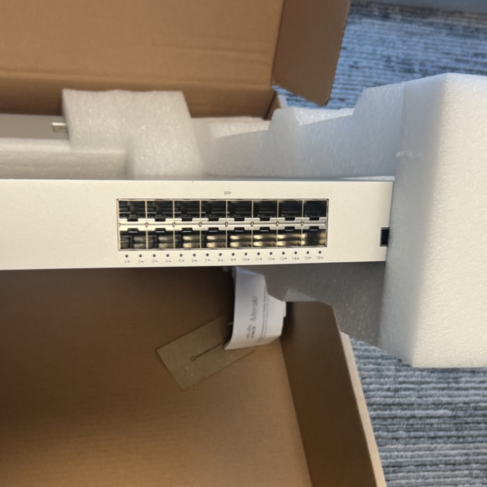 Cisco Meraki MS410-16 16-Port SFP Rack Mountable Ethernet Switch | eBay