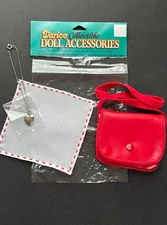 Rare DARICE DOLL COLLECTIBLES Red Purse & Locket replica for American Girl Molly