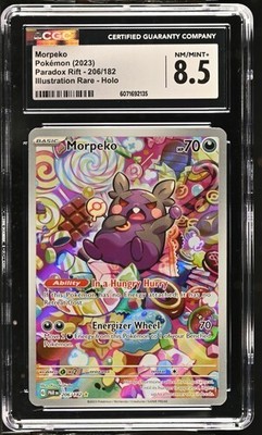CGC NM/Mint+ 8.5 Morpeko 206/182 Pokémon Paradox Rift PAR EN | eBay