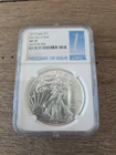 2018 Silver Eagle S 1 First Day Issue Ms 70