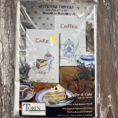 Tobin Coffee & Cake Cross Stitch Towels