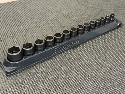 Snap-On 14PC 3/8'' Drive 6PT Metric Shallow Impact Sockets USA  - 214IMFMYA