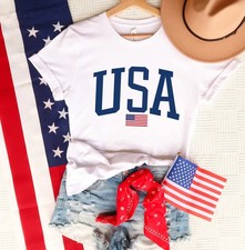 USA America Patriotic Comfort Tee T-Shirt Men Women Unisex Flag