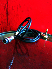 Vintage 1960's 2 pin microphone cable Switchcraft Amphenol old Shure 430 533 # 5