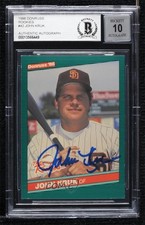 BAS 1986 Donruss The Rookies Box Set John Kruk #42 BGS Authentic Auto ow6
