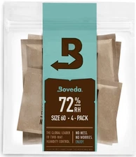 Boveda 72% Two-Way Humidity Control Packs 60grams 4 Pack