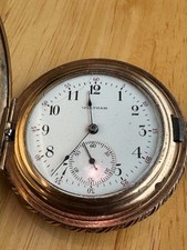 UNIQUE Over-Size 6S Looks like a 12s Waltham 15 Jewel Pocket SN 12134170