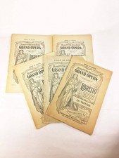 1910 Metropolitan Grand Opera House New York City, NY OFFICIAL libretto program