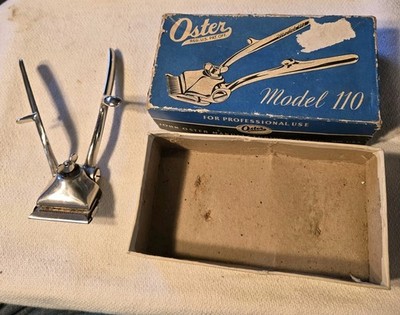 Vintage Oster Professional Model 110 Manual Hand Hair Clipper Size 000 w/ Box...