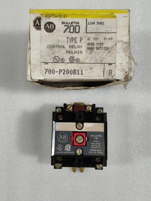 ALLEN-BRADLEY 700-P200B11 SER A AC RELAY 110-115V FAST SHIPPING