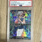 Panini 2024 Prizm Prizmatic Green Prizm Caleb Williams #1 Rookie PSA 9