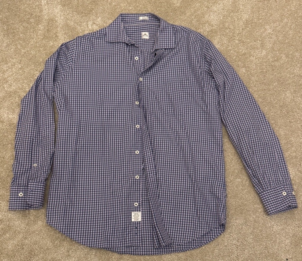Peter Millar Button Down Size Large Stripes - image 1