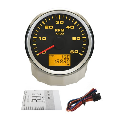 #ad #ad Waterproof 0 6000RPM Outboard Tachometer RPM Gauge for Car Truck Boat Yacht w... $55.27