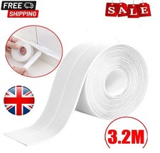 Self-adhesive Sealing Strip Bath Shower Sink Basin Edge White Sealant Tape UK