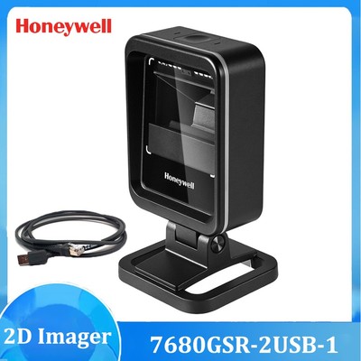 Honeywell Genesis XP 7680GSR-2USB-1-C 2D Hands-Free Barcode Scanner w/ USB Cable