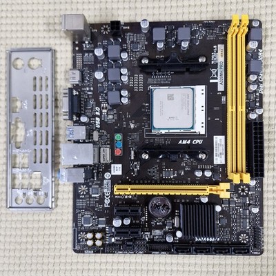 BIOSTAR A320MH PRO Ver6.0 + Athlon 200GE: AMD A320 AM4 DDR4 mATX