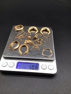 10.8 Grams Of 14K Gold Jewelry TESTED For Purity In Wearable Pieces/Parts