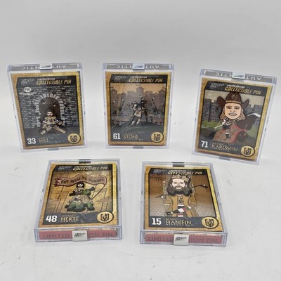 Vegas Golden Knights Players Pins Limited Edition Set of 5 NHL Sealed New In Box