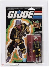 GI Joe 1989 Cobra Python Patrol Python Officer MOC AFA 75