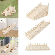 Wooden Hideout Tunnel Detachable Small Animal Hideaway Nest for Hamsters