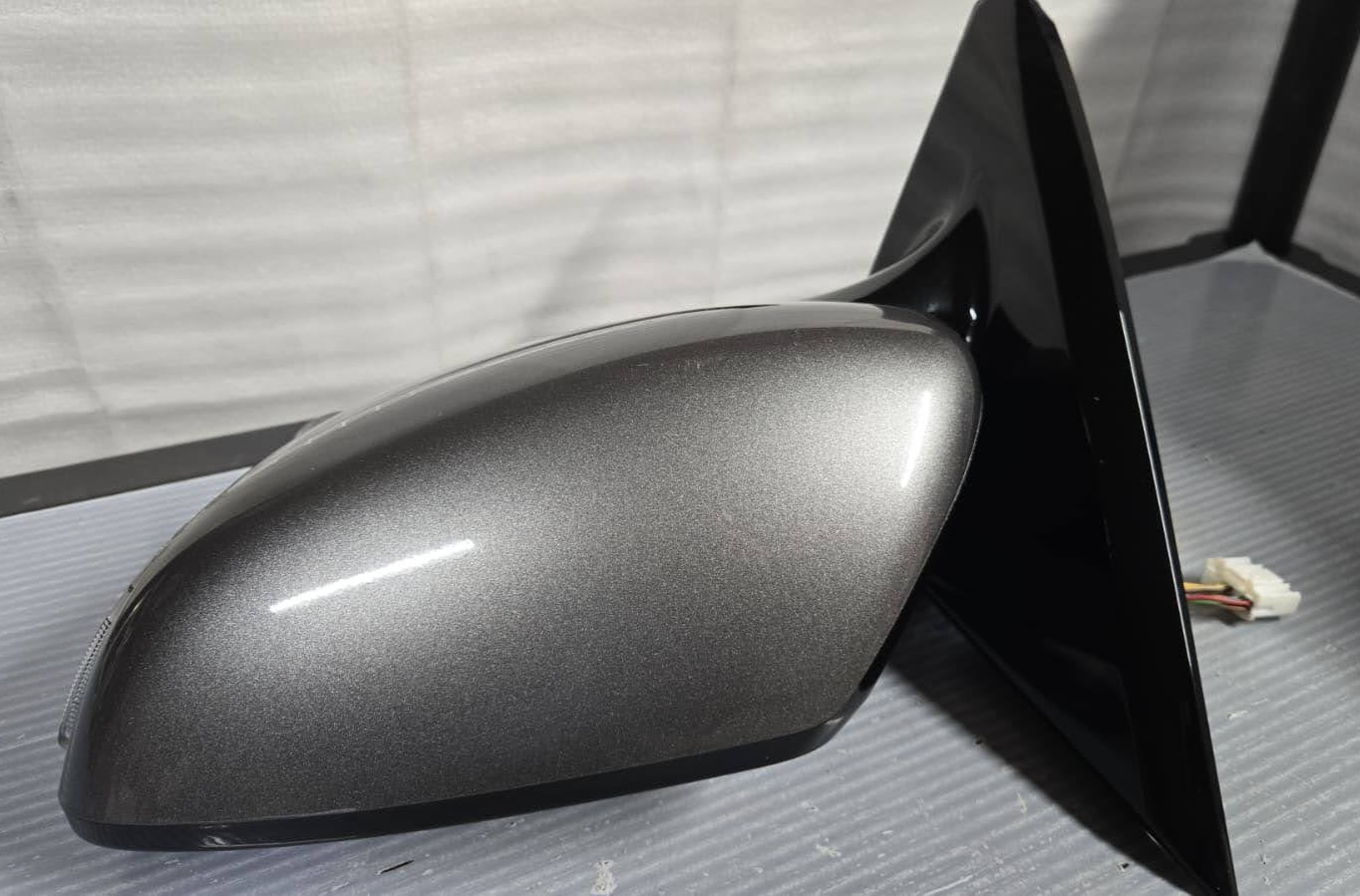 2017 Nissan Pathfinder Left Driver Side View Door Mirror Power Gray Assembly Oem