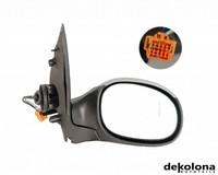 AußEnspiegel FüR CitroëN C3, Peugeot 206 SW Elektrisch Beheizt Chrom 02-10