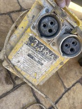  3.3kVA Safety Isolating Site Transformer - 230V to 110V  IP44 -read description