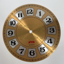 180mm 7 Inch Vintage Aluminium Metal Wall Clock For Dial Face Arabic Numerals