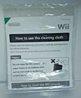 Official NINTENDO WII Console Cleaning Cloth - 2009 - NEW + UNUSED