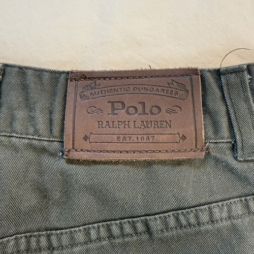 Polo Ralph Lauren Boys Straight Leg Pants Olive Green Size 8 Casual - Picture 4 of 7