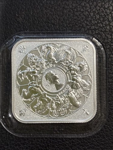 2025 Queen's Beast Completer 1 oz Silver Bullion Bar - The Royal Mint UK