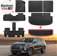 For 2020-2024 2025 Hyundai Palisade Floor Mats 3 Row Cargo Liner Lower Trunk