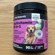 Multivitamin 10-in-1, For Adult Dogs, Peanut Butter, 90 Soft Chews EXP 07/26