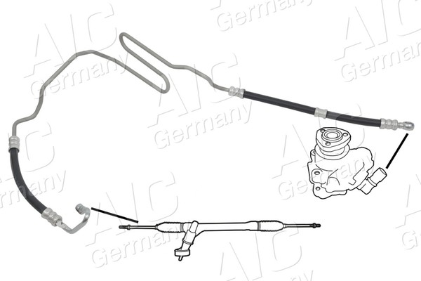 Hydraulikschlauch Lenkung AIC 54953 FüR VW Golf 4 Variant 1J5 1J1 Bora 1 1J2 1J6-image