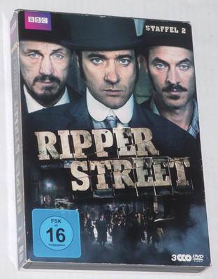 Ripper Street - Staffel 2*3 DVDs*Jerome FLYNN*Matthew MAC FAYDEN*sgt. Zstd.