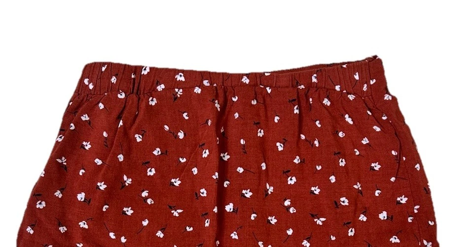 🍃Falda envolvente con estampado floral Copper Key para niñas || Roja/Talla L Foto 4 de 4