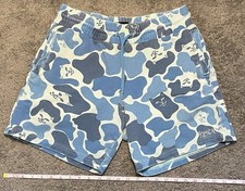 RIPNDIP Men's Blue Camouflage Cat Print Sweat Shorts Size S