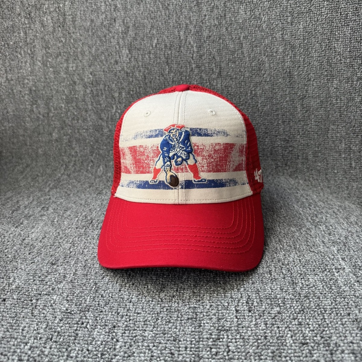 '47 Brand Patriots Retro Trucker Snapback Red OSFA NFL Hat