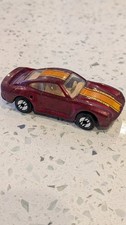 Vintage Hot Wheels Porsche 959 Red Metallic Diecast Car Malaysia 1987 +2