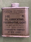 WWII USGI OIL LUBRICATING PRESERVATIVE 2 OZ ORIGINAL WW2 MILITARY ISSUE - FULL
