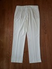 BCBG Maxazria Size Large Off White Harrison Straight Leg Dress Pants Trousers — photo 9