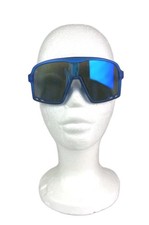 Knockaround Campeones Shield Sunglasses Rocket Pop Rd White Blue Mirror Sm/child