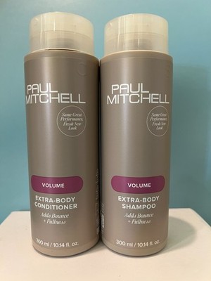 Paul Mitchell Extra Body Shampoo & Conditioner 10.14oz New Package & Fresh