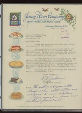 1927 Jenny Wren Company Letterhead and Envelope, Lawrence, Kansas