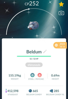 Pokémon Go Shiny Beldum Trade! Registered Or 30 Day Friends! *See Description*