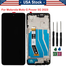 New For Moto G Power 5G 2023 XT2311DL LCD Display Touch Screen Digitizer  Frame