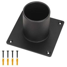 Outdoor Post Light Base 5.5"L X 5.5"W X 4"H Heavy Duty Pier Mount Adapter
