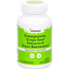 Pomegranate, Grape Seed Extracts  Trans-Resveratrol, 60 Capsules