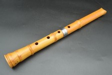 Japanese antique Vintage Shakuhachi Flute Instrument length 49.0cm Wooden Japan
