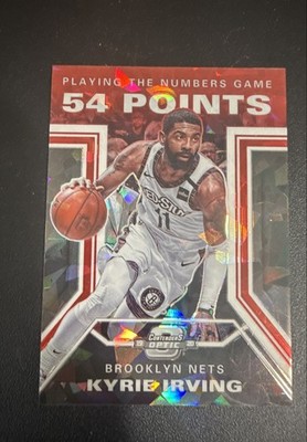 2019-20 Panini Contenders Optic - Playing the Numbers Game Kyrie Irving #3...